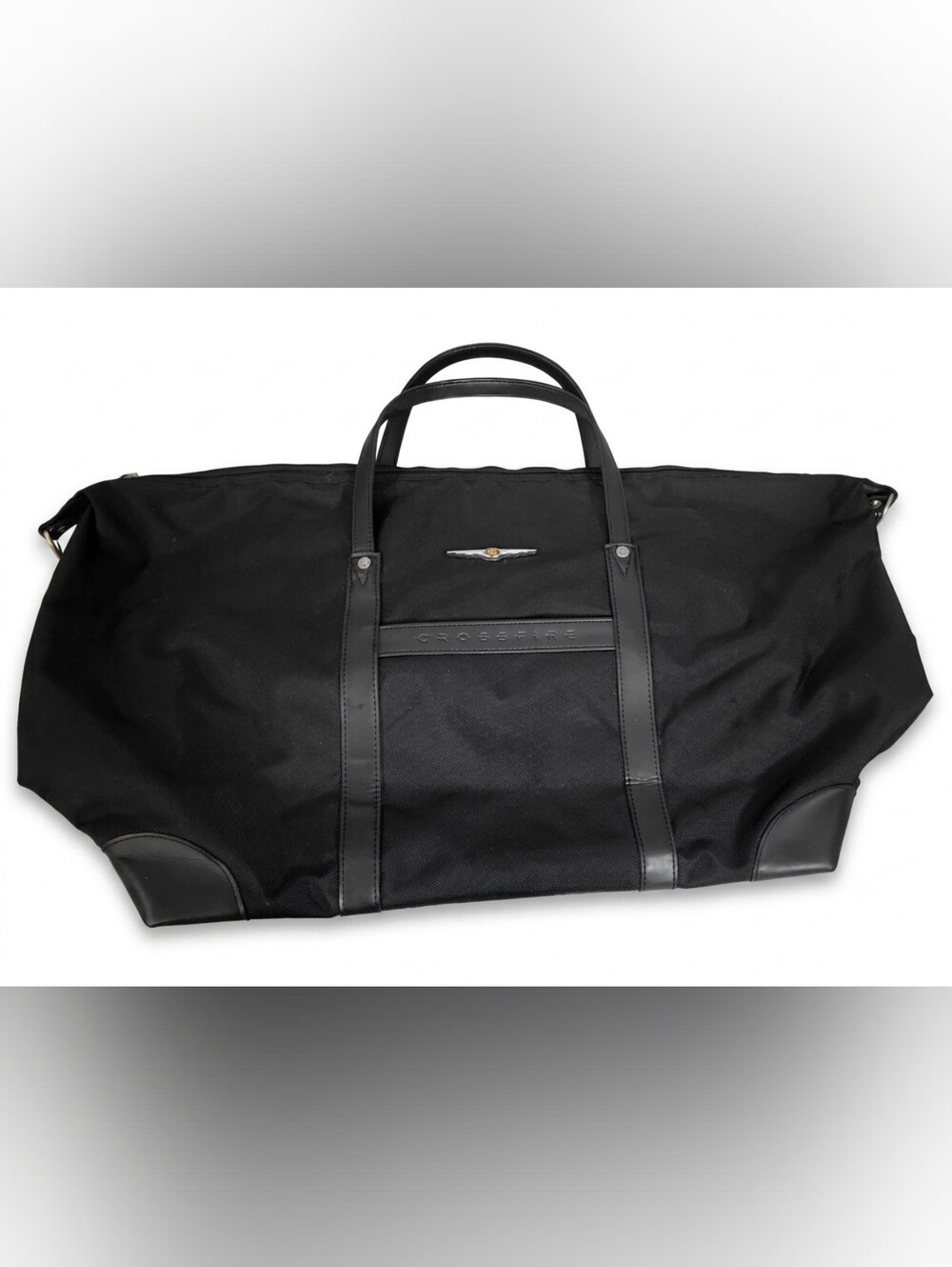 Chrysler Crossfire Touring Gear Duffel Bag Black Travel Weekender Bag 26x14